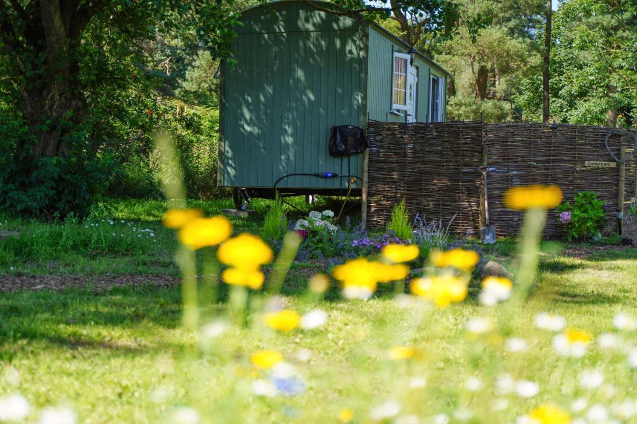 The Laburnum Retreat Shepherd Hut Private Hot Tub Upper Hulme エクステリア 写真