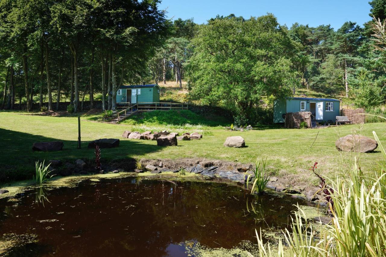 The Laburnum Retreat Shepherd Hut Private Hot Tub Upper Hulme エクステリア 写真